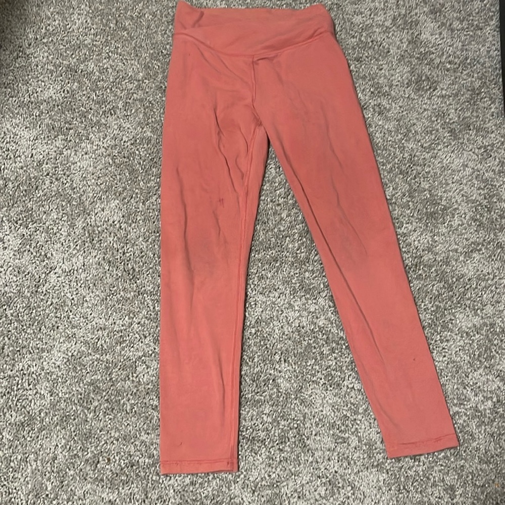 Orange girls leggings